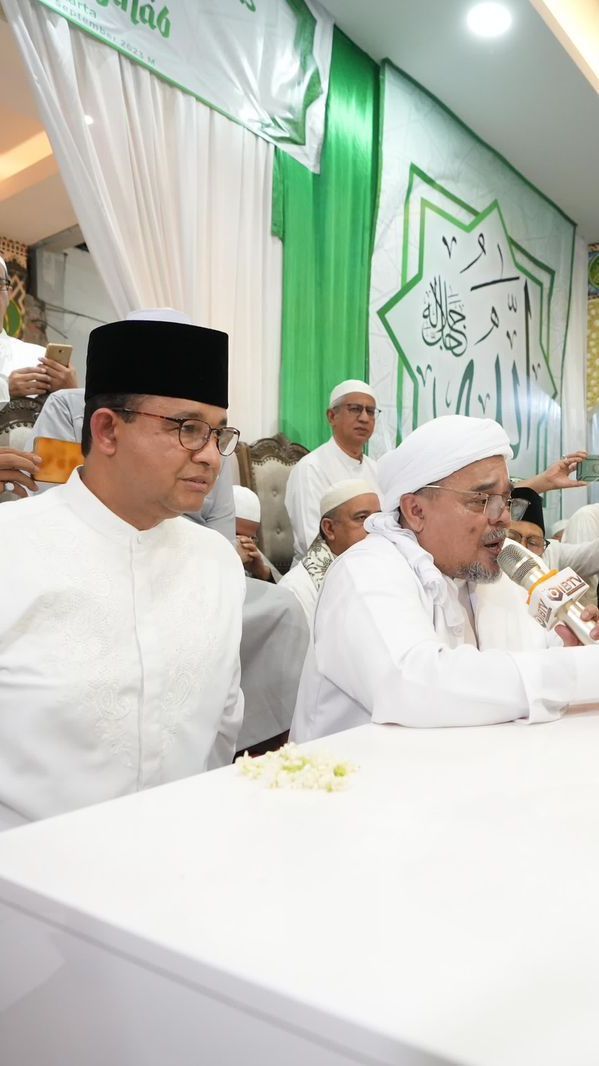 Momen Anies-Cak Imin Jadi Saksi Pernikahan Putri Rizieq Syihab