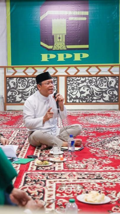 Plt Ketum PPP Bertemu Kiai Majelis Syariah, Laporkan Dinamika Pilpres dan Strategi Pemenangan