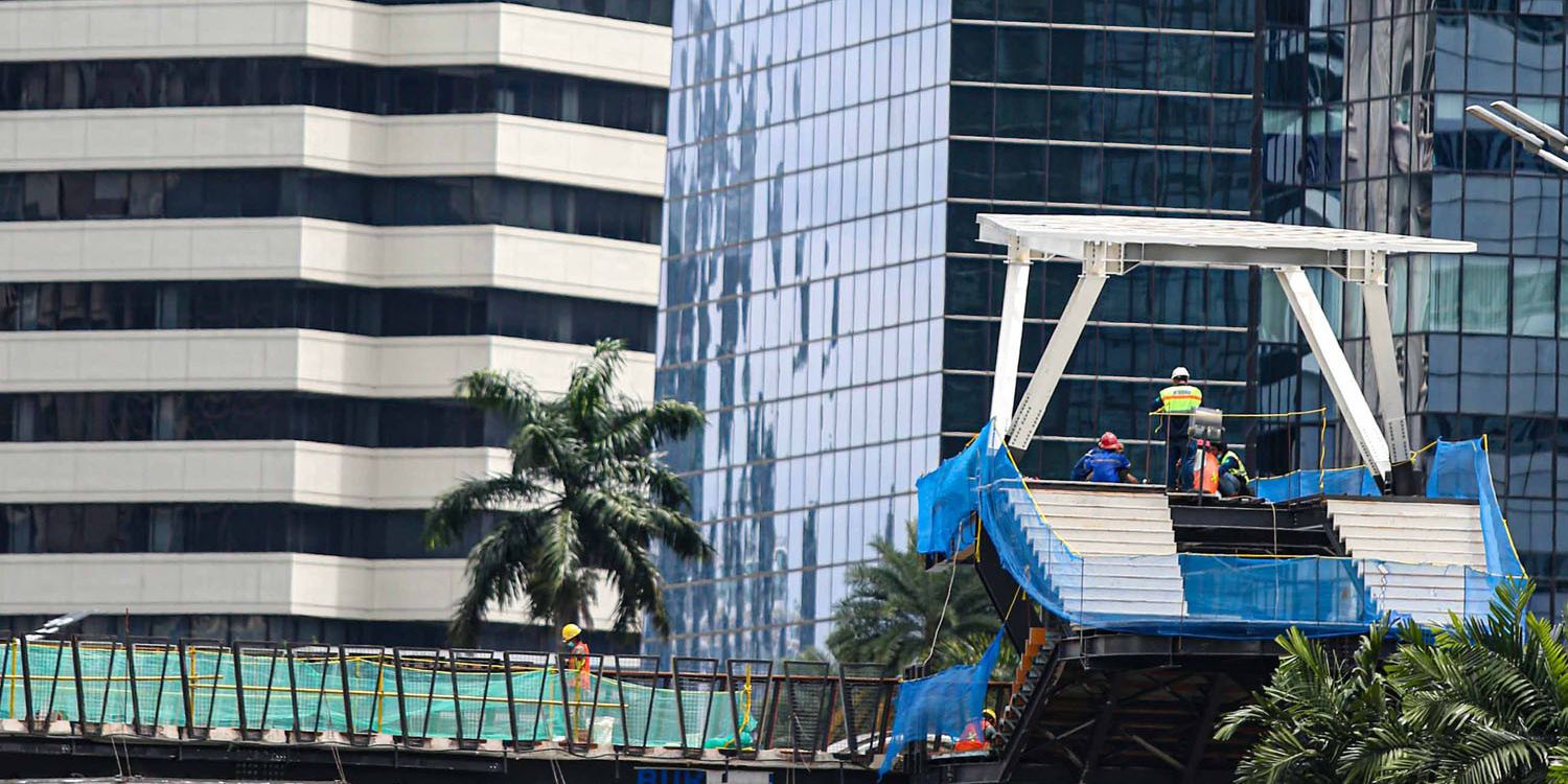 Imbas Pembangunan JPO Dekat Citywalk Sudirman, Simak Rekayasa Lalu Lintas di Jalan KH Mas Mansyur Berikut Ini