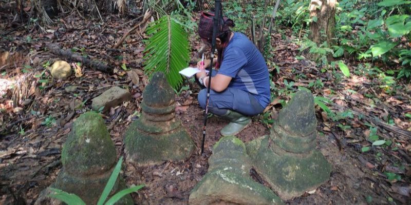 Arkeolog Ungkap Temuan Penting Arca dan Batu Pion di Ujung Kulon, Ada Kaitan Peninggalan Hindu Saiwa Abad 7 Masehi