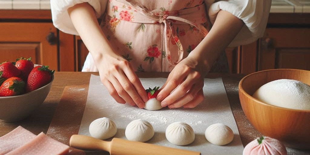 6 Resep Mochi Stroberi yang Segar, Lumer, dan Kenyal Bikin Ketagihan