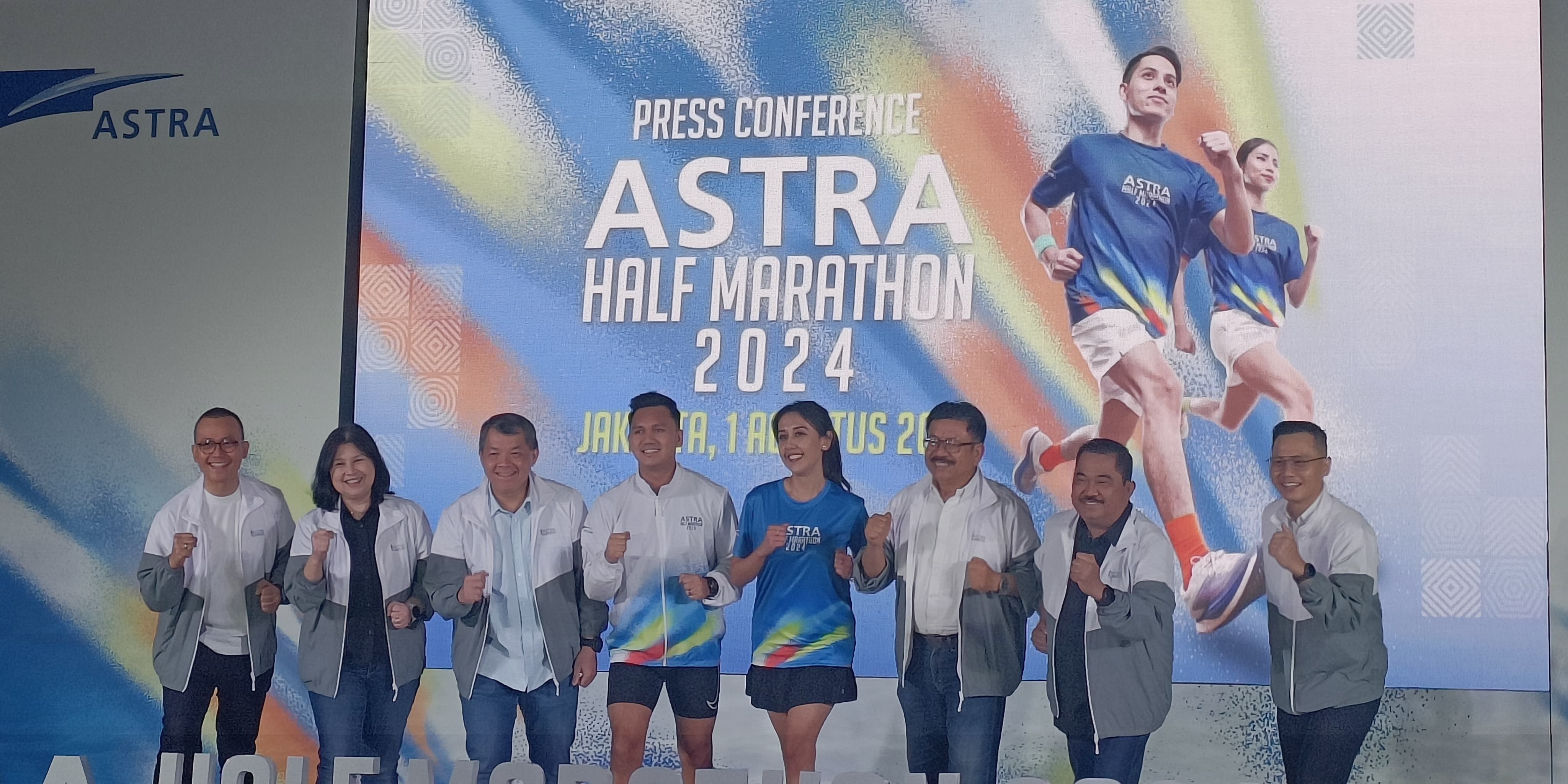 Usung Tema Run With Happiness, Astra Half Marathon 2024 Galakan Pola Hidup Sehat Hingga Peduli Lingkungan