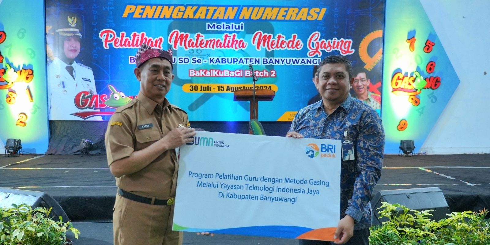 BRI Ajak Guru se-Kabupaten Banyuwangi Ikuti Pelatihan Numerisasai Metode Gasing