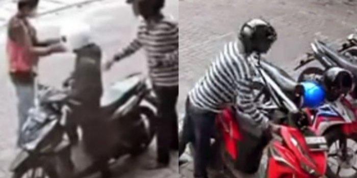 Meskipun ada Tukang Parkir yang Berjaga, Pencurian Motor di Medan menjadi Viral.