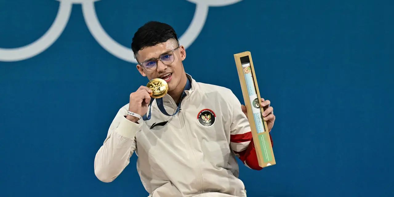 Lifter Asal Serang Rizki Juniansyah Raih Medali Emas di Olimpiade Paris 2024, Sosok Ibunya Punya Peran Penting