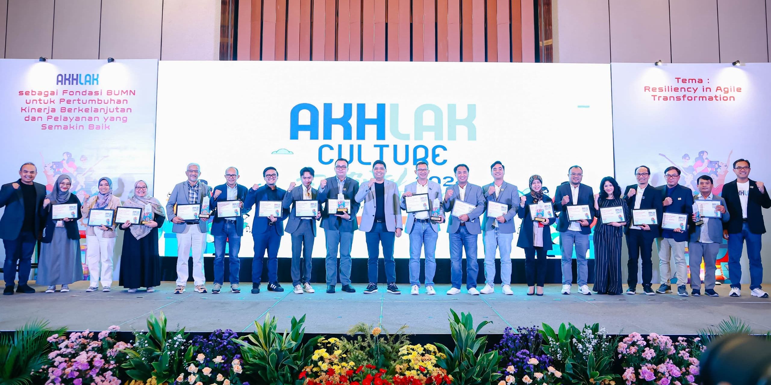 Peringati 4 Tahun Implementasi AKHLAK, Telkom Selenggarakan  Culture Agent Meet & Greet – Awarding 2024