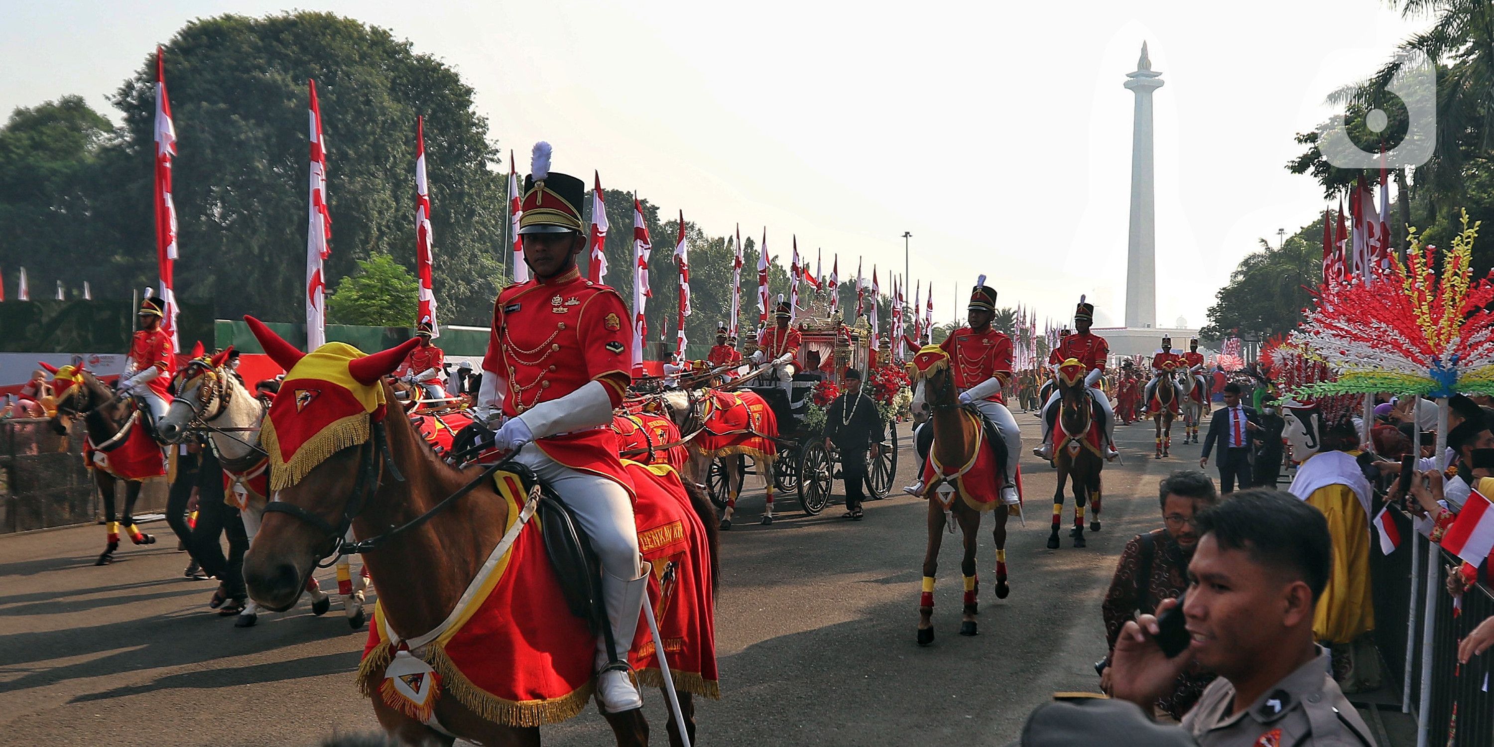 Kirab Bendera Merah Putih dari Monas ke IKN Digelar Sabtu Besok, Simak Waktu dan Rutenya