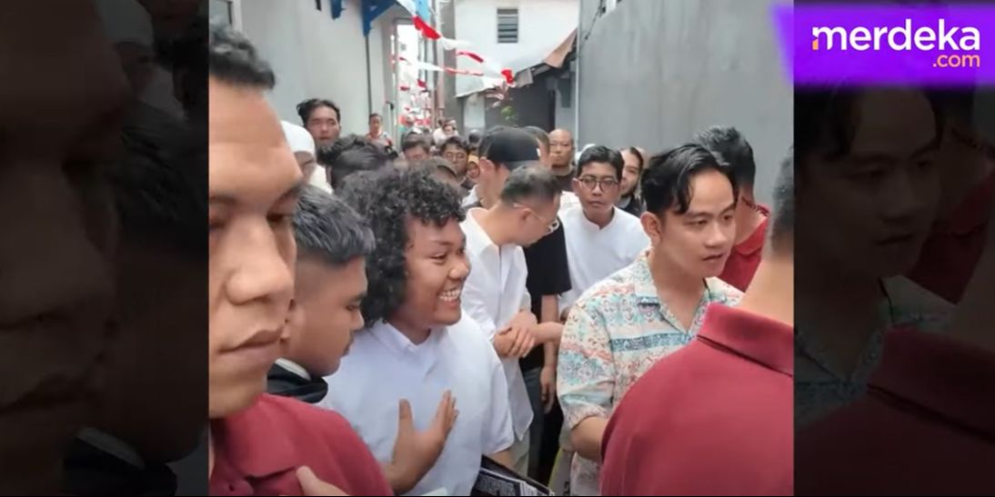 VIDEO: Aksi Marshel Berlagak Bak Paspampres Kawal Ketat Pejabat, Ekspresi Gibran Mengejutkan