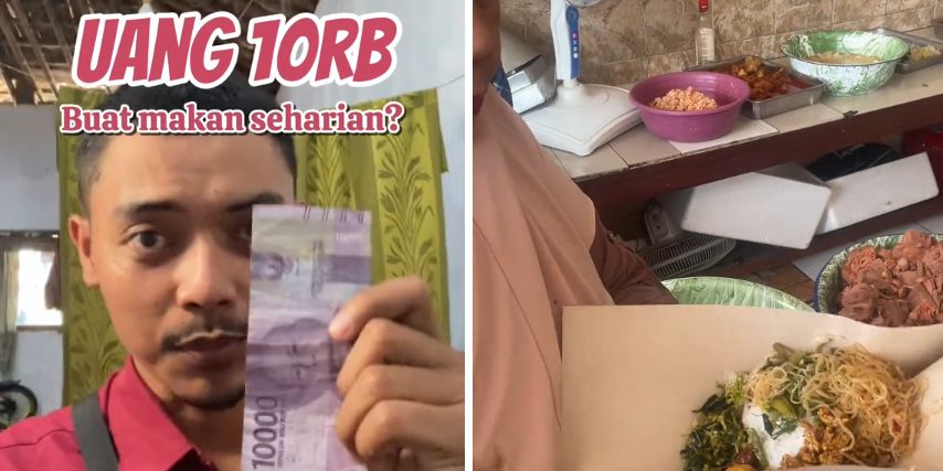 Viral Pria di Sragen Bisa Makan 3 Kali Sehari dengan Uang Rp10 Ribu, Aksinya Curi Perhatian