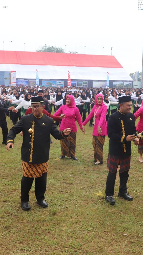 6.007 Peserta Tari Jepen Massal Meriahkan HUT Provinsi Kaltim