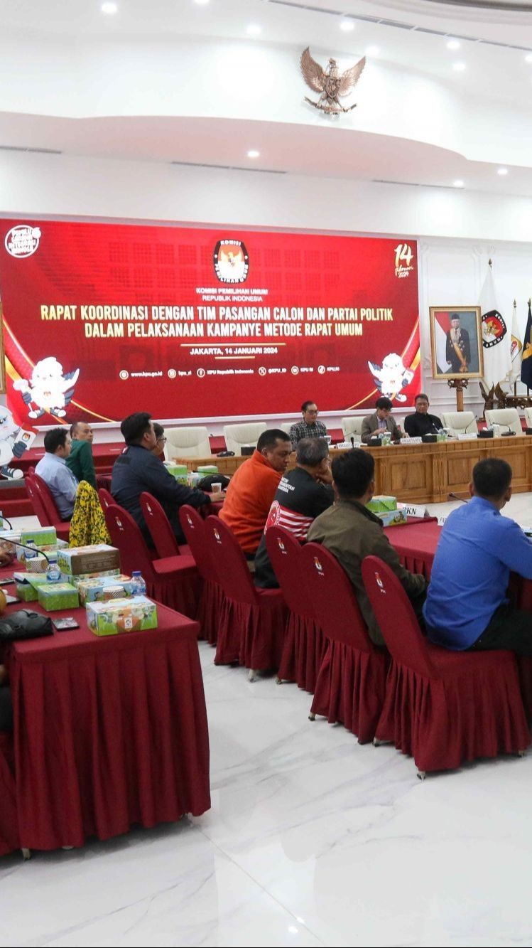 FOTO: Rapat Koordinasi KPU RI Mempersiapkan Kampanye Pemilu 2024 dengan Metode Rapat Umum