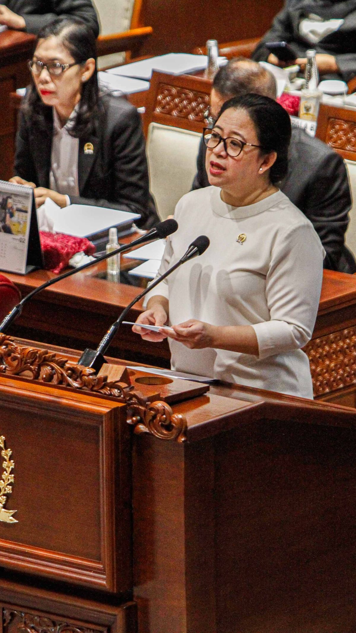 FOTO: Buka Rapat Paripurna, Puan Maharani Minta Anggota DPR Tuntaskan Tugas di Akhir Masa Jabatan