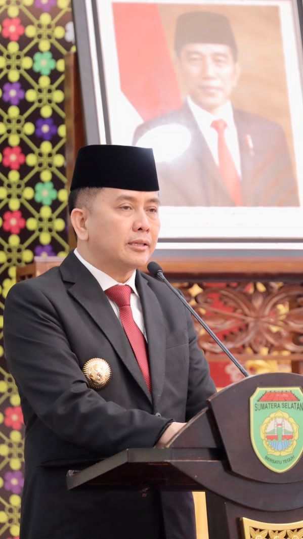 Ini Pesan Pj Gubernur Agus Fatoni ke Pj Bupati OKI Asmar Wijaya soal Pemilu 2024