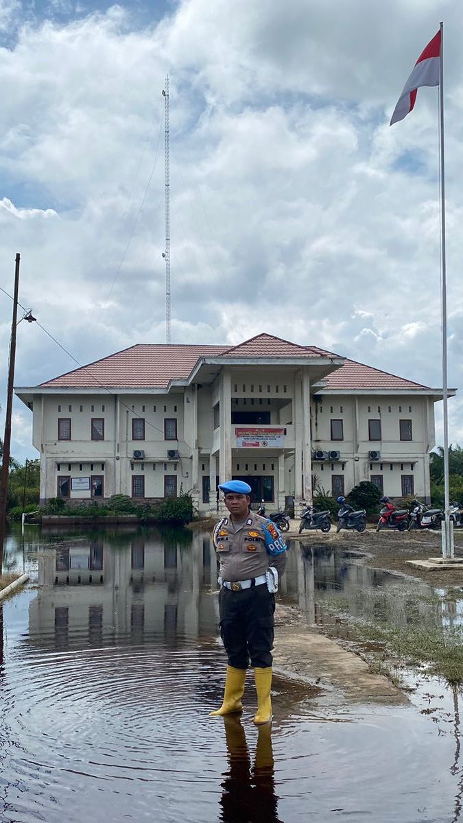 Dua Kantor Camat Kebanjiran, Polres Rohil Cari Lokasi untuk Logistik Pemilu