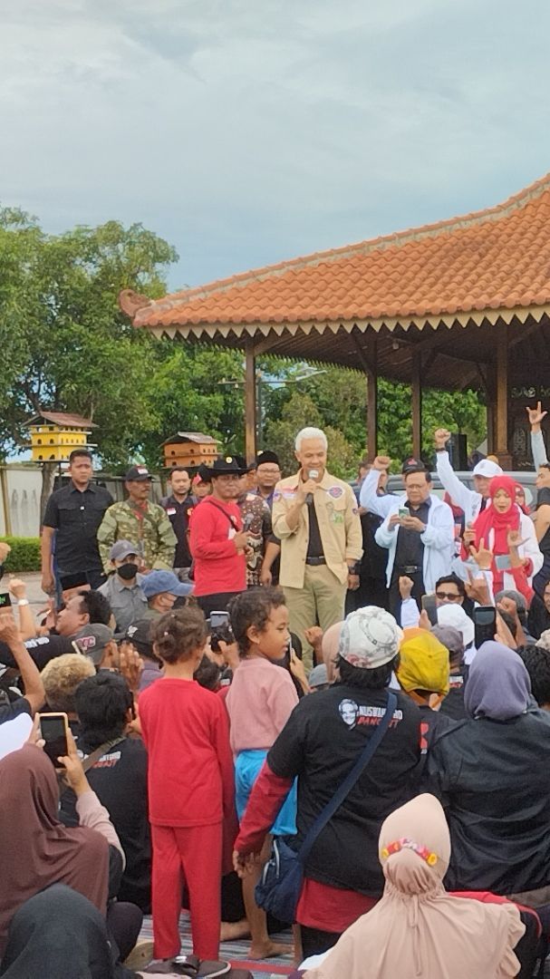 Pesan Ganjar ke Relawan: 14 Februari Arahkan Masyarakat Dukung Kita