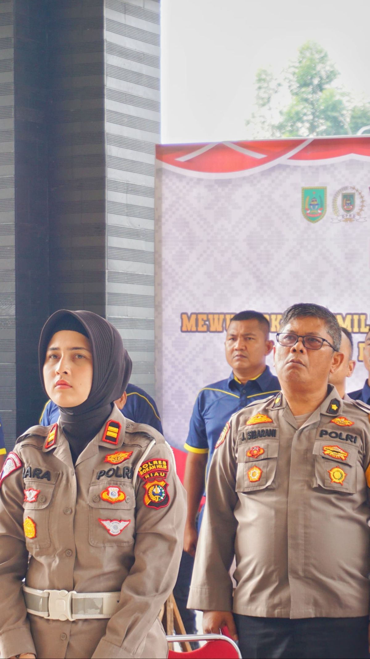 Polres Rohil Deklarasi Tertib Berlalu Lintas Demi Pemilu Damai 2024