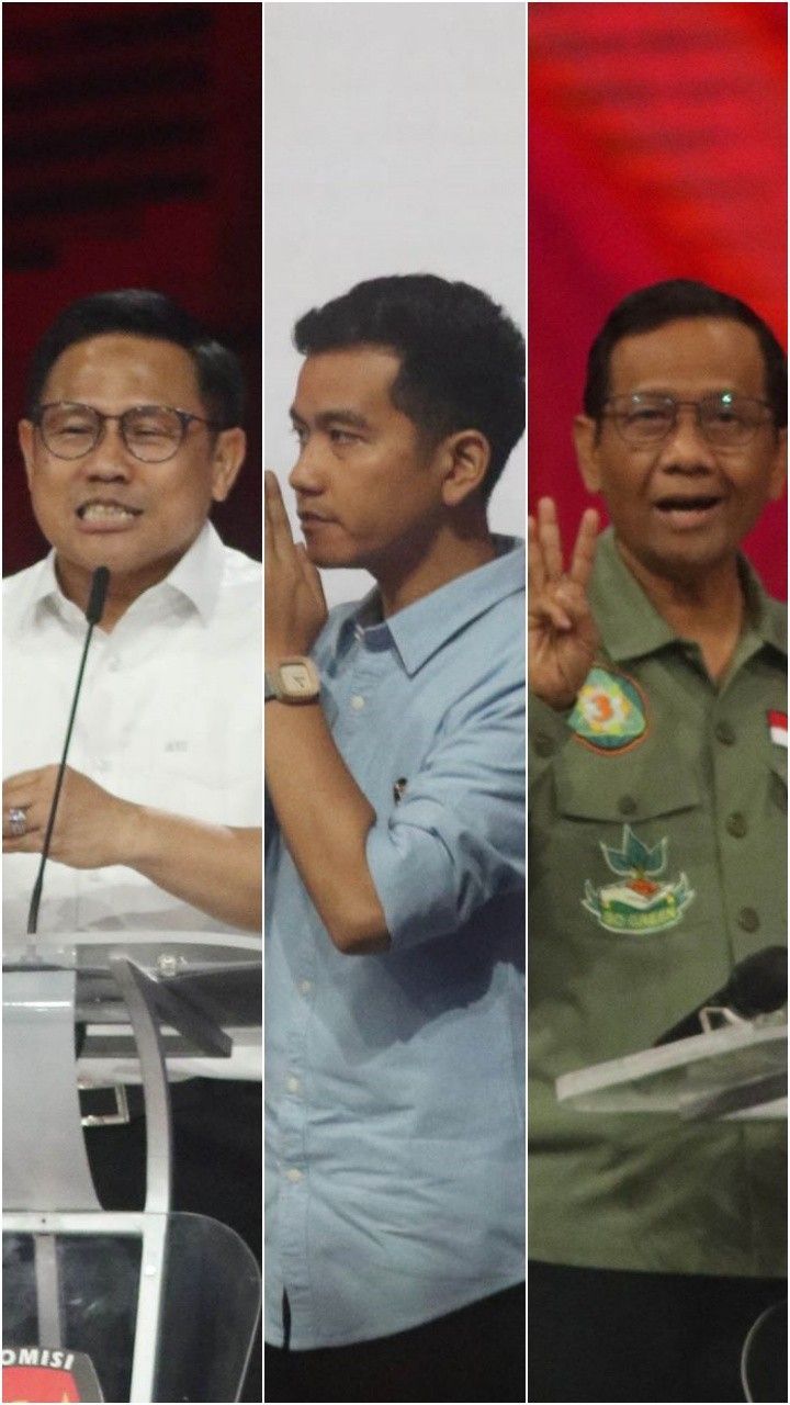 FOTO: Momen Pertanyaan Istilah Bikin Debat Keempat Jadi Sengit, Aura Panas Menyelimuti Wajah Ketiga Cawapres 2024