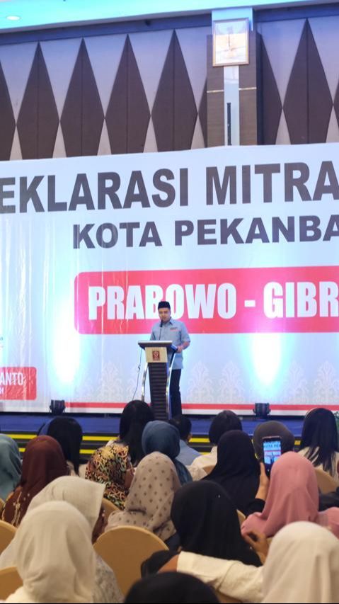 1.400 Pemilik Pangkalan LPG di Riau Ramai-Ramai Dukung Prabowo-Gibran