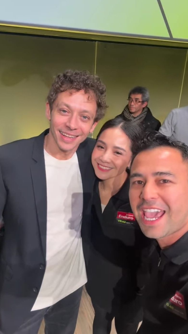 Raffi Ahmad Minta Valentino Rossi Nyoba Mandalika Sirkuit, Sang Pembalap 'Oke Aku Akan Datang'