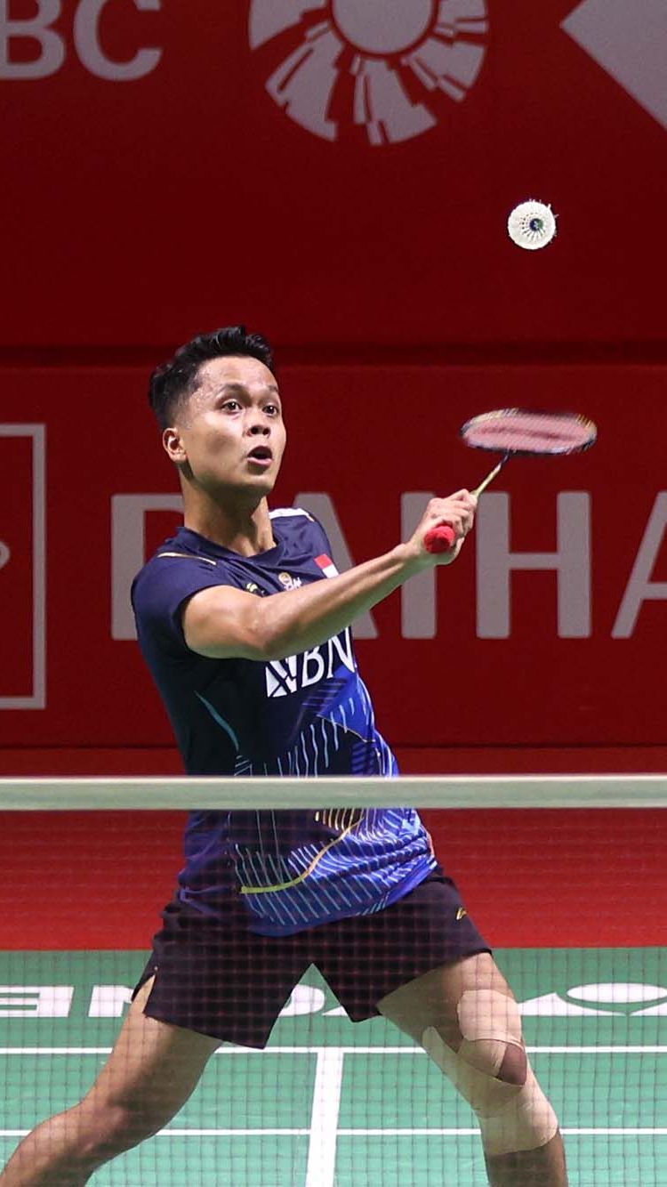 FOTO: Pulangkan Wakil Malaysia, Anthony Ginting Melaju ke Perempat Final Indonesia Masters 2024