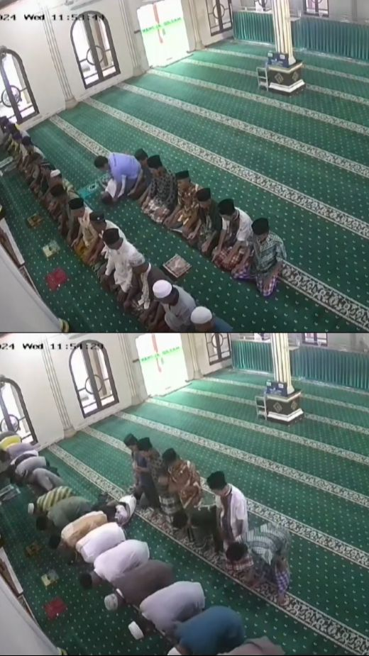 Viral Seorang Jemaah Meninggal Dunia dalam Posisi Sujud saat Salat Zuhur di Masjid