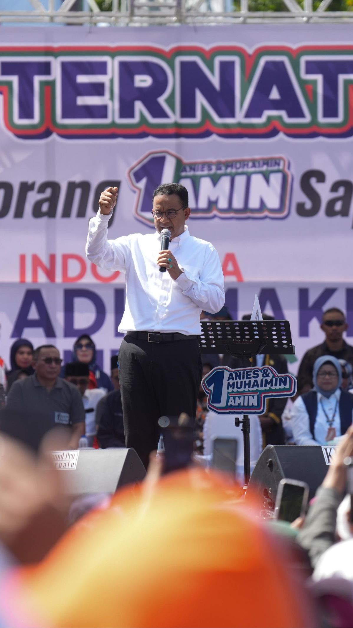 Anies Anggap Gerakan Salam Empat Jari Pesan Ingin Perubahan