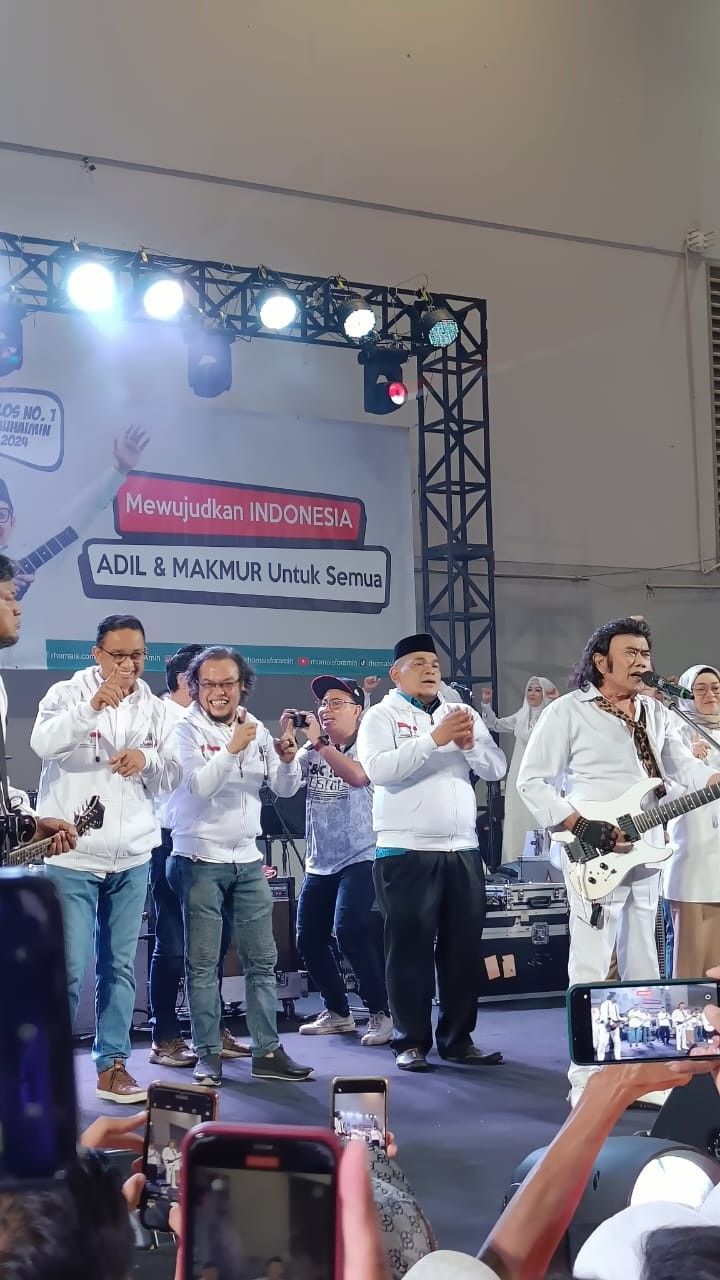 VIDEO: Rhoma Irama Interupsi Anies-Cak Imin, Desak Pikirkan Nasib Seniman