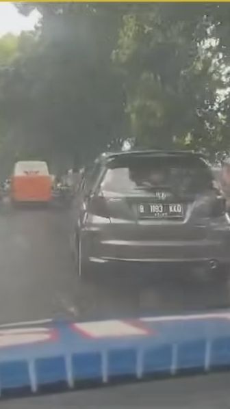 Viral Aksi Kejar-Kejaran Polisi dengan Honda Jazz, Ternyata Kabur saat Ingin Ditilang