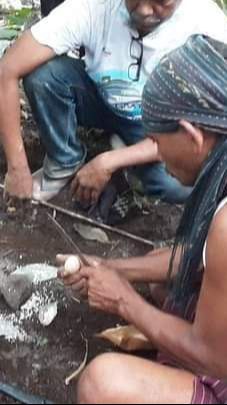 Potret Para Tokoh Adat Wulanggitang Ritual Minta Maaf untuk Gunung Lewotobi Laki-laki Pascaerupsi