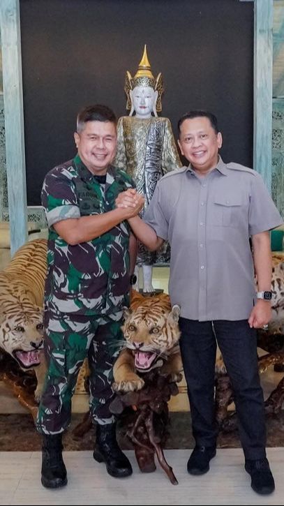 Potret Ketua MPR Kongkow Bareng Jenderal TNI dan Pengusaha Tajir di Bali, Kehadiran Singa Putih Bikin Salfok