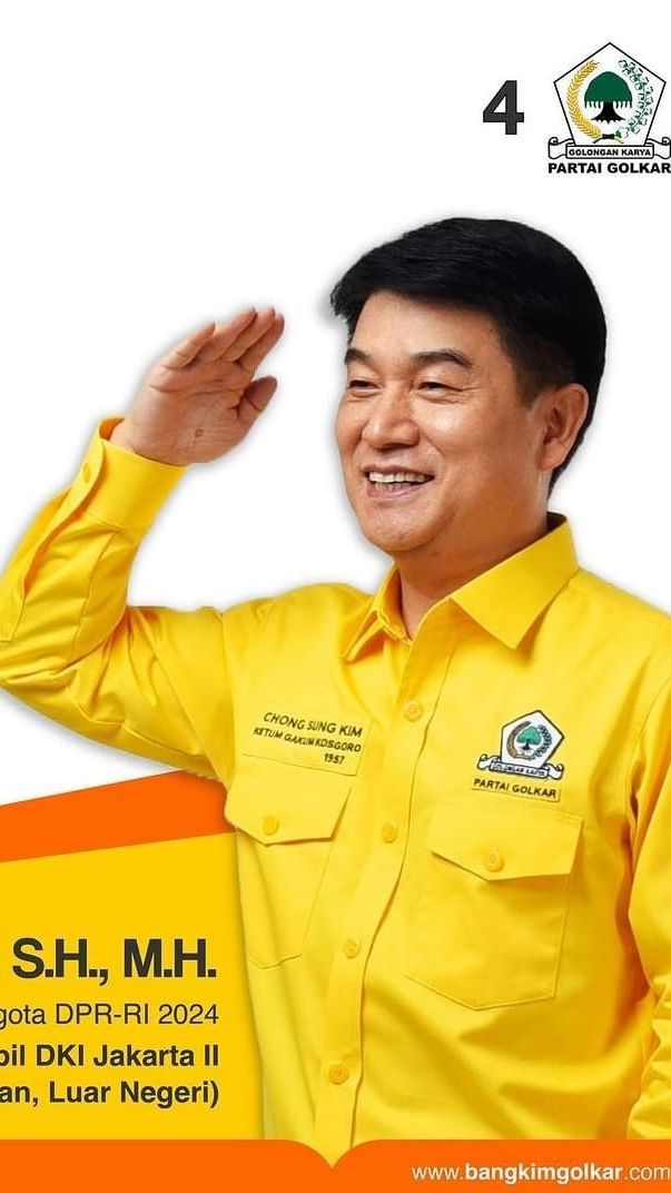 Ini Pekerjaan Chong Sung Kim, Caleg Golkar Asal Korea Selatan