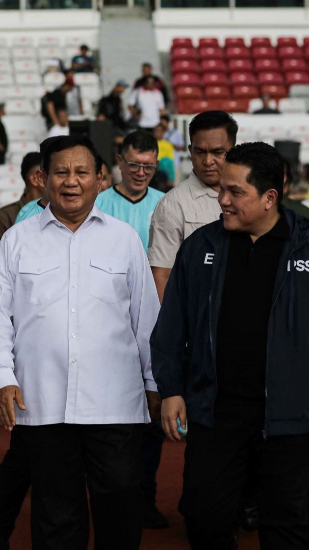 FOTO: Momen Prabowo Subianto Didampingi Erick Thohir Teken Kerjasama dengan Akademi Sepakbola untuk Melahirkan Atlet Muda Lokal Berprestasi