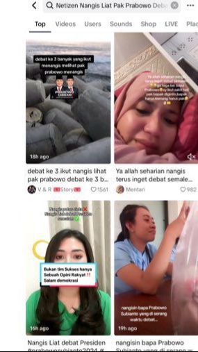 Ramai-Ramai Netizen Menangis Usai Nonton Debat Capres Ketiga