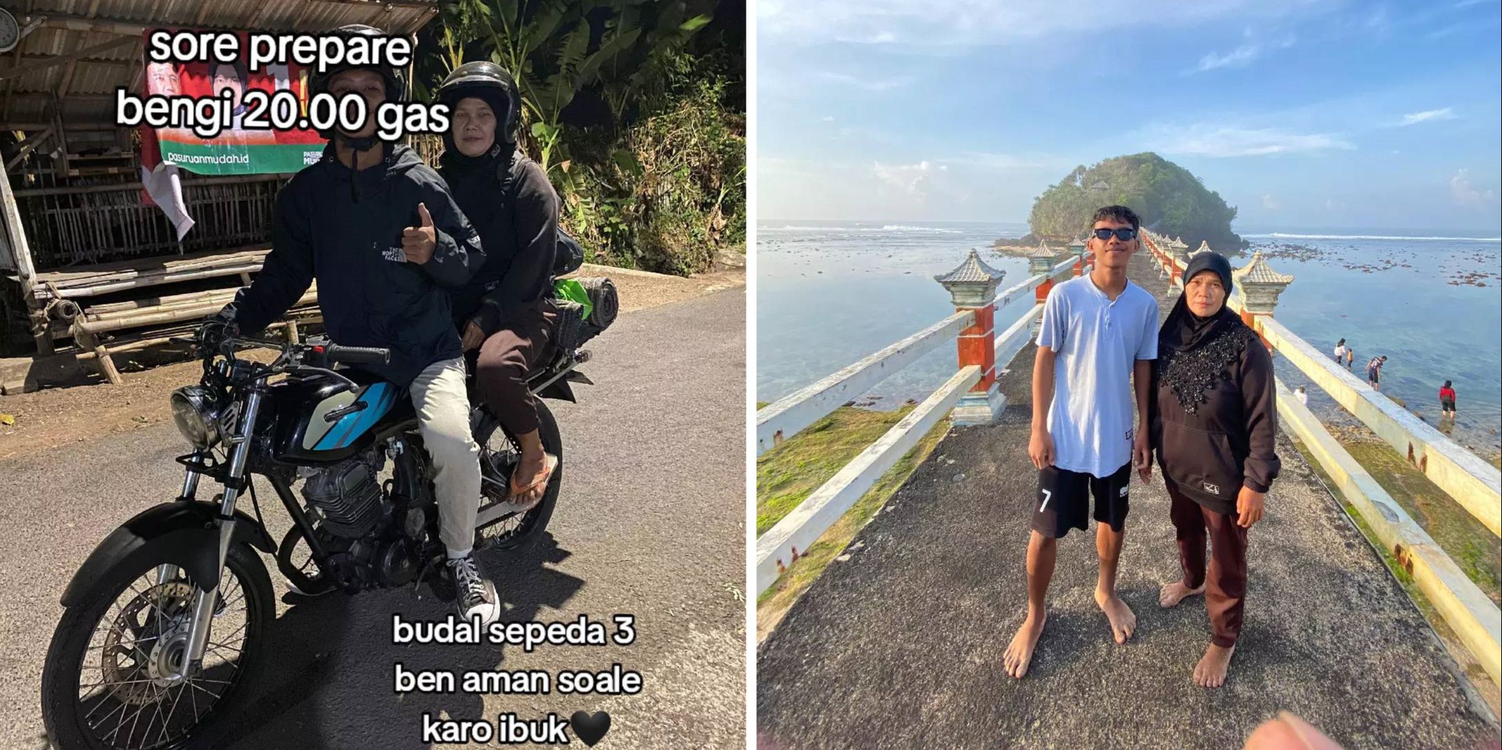 Pria Ini Pilih Touring Bareng Ibunda, Kisah di Baliknya Viral Banjir Pujian