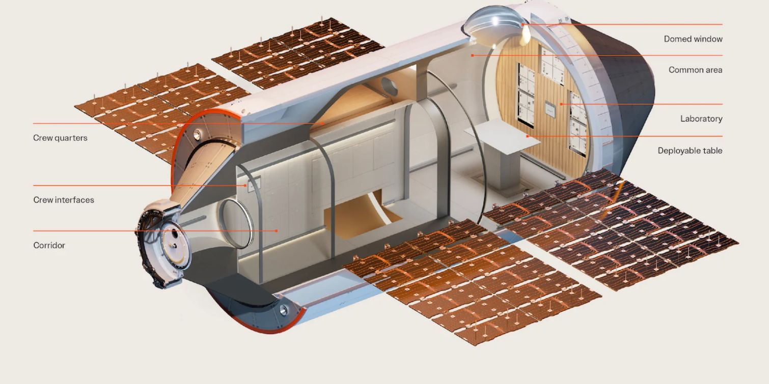 Begini Bentuk Stasiun Luar Angkasa Komersial Pertama