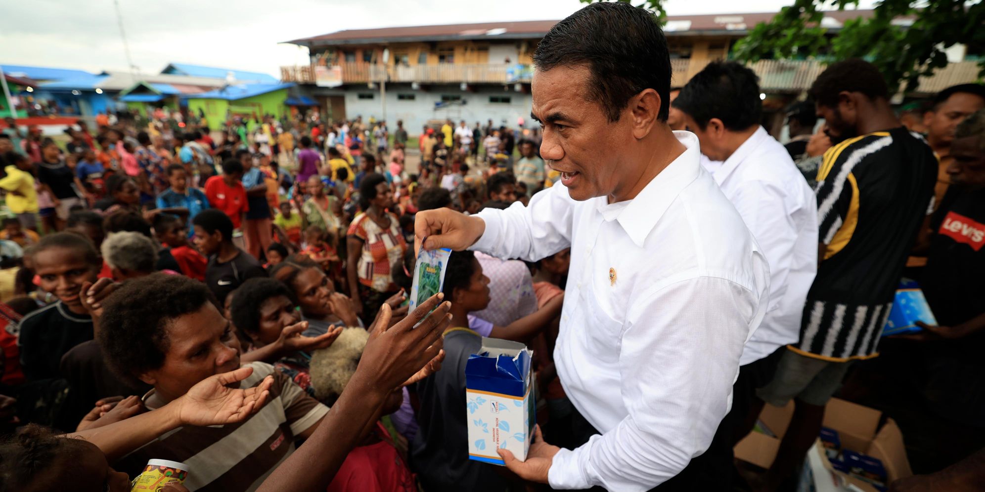 Mentan Komitmen Kawal Tanaman Pangan Warga di Kampung Wanam Merauke