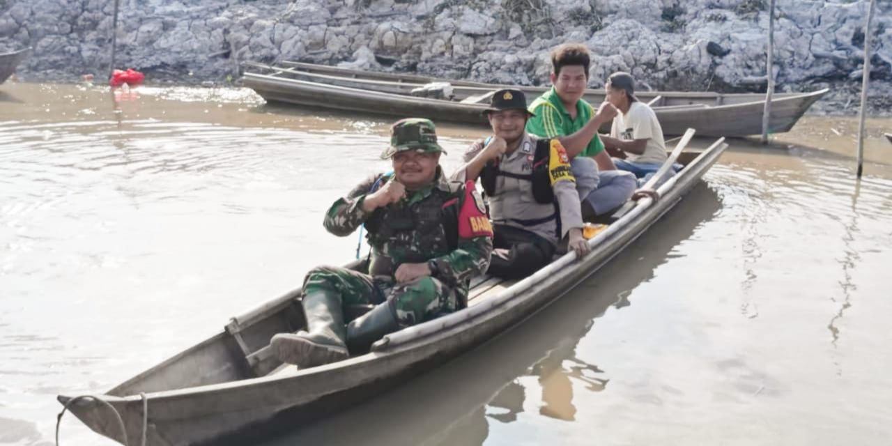 Penuh Tantangan, TNI-Polri Susuri Sungai Nilo Sampaikan Pesan Pilkada Damai ke Warga