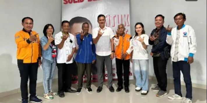 7 Parpol dan Relawan E2L Dukung dan Siap Menangkan SK-ADT di Sulut