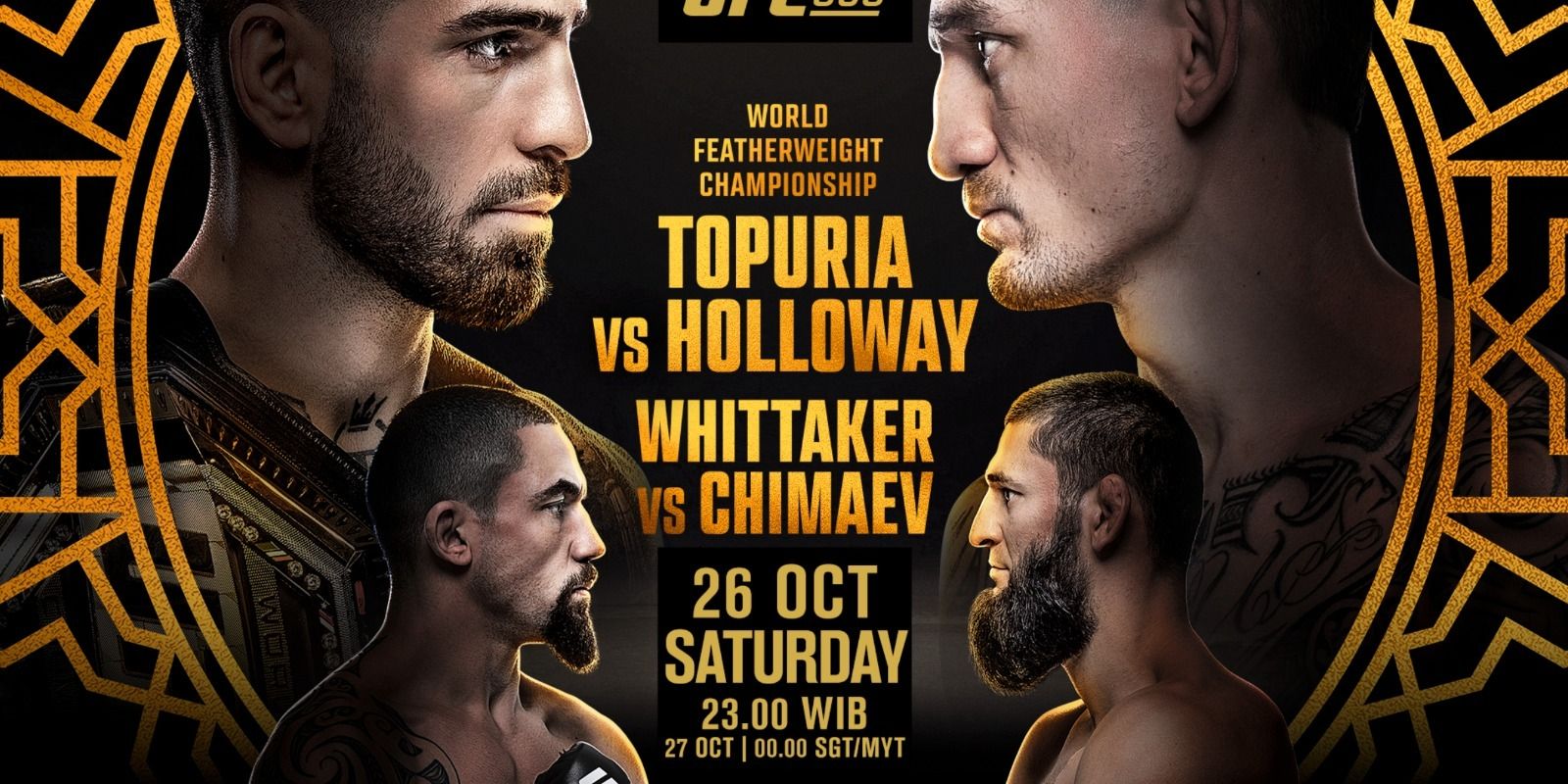 Duel Seru UFC 308 pada 26 Oktober 2024: Pertarungan Pemegang Gelar UFC Vs BMF