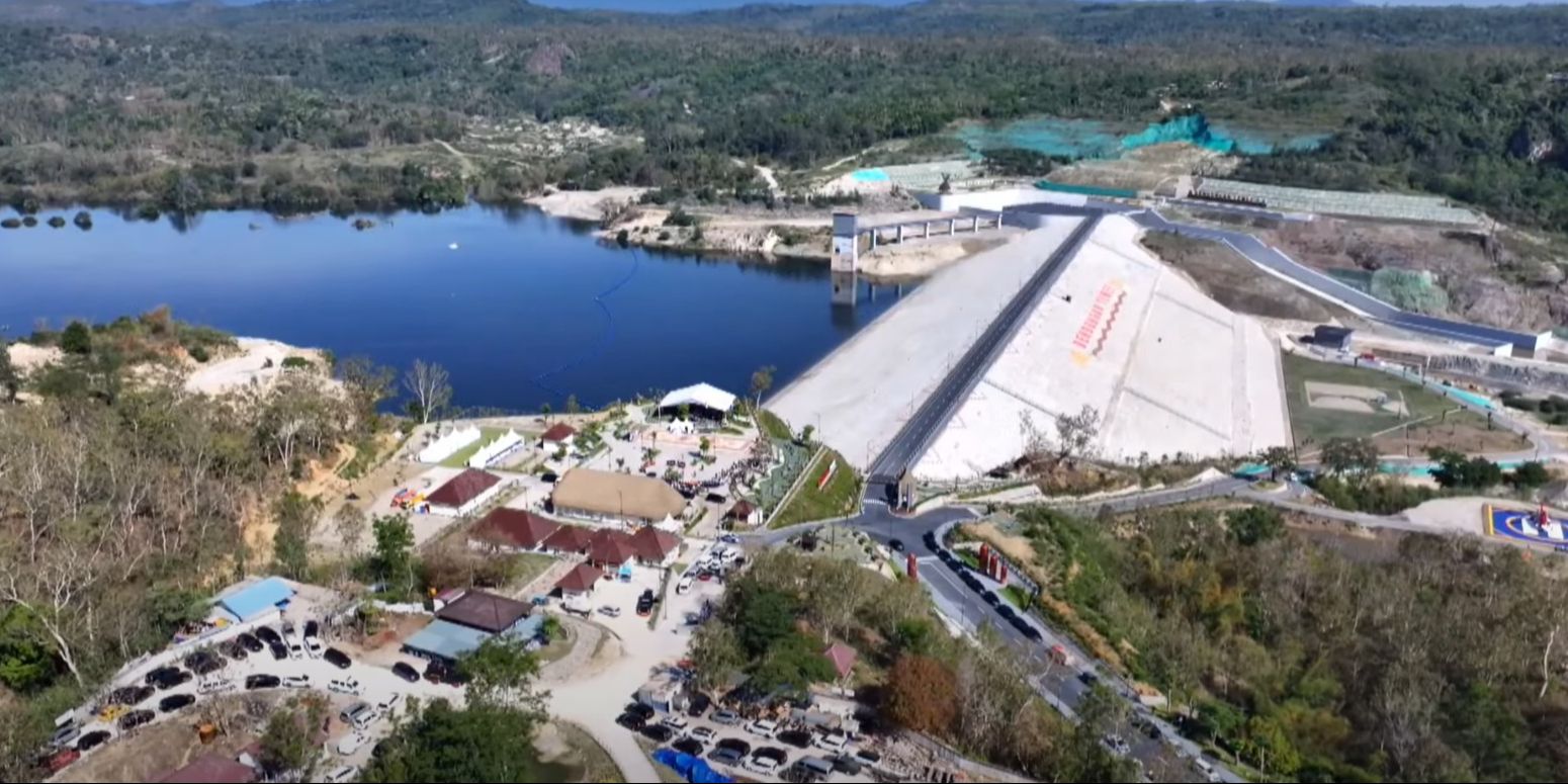 Melihat Bendungan Senilai Rp2,7 Triliun di NTT yang Diresmikan Jokowi