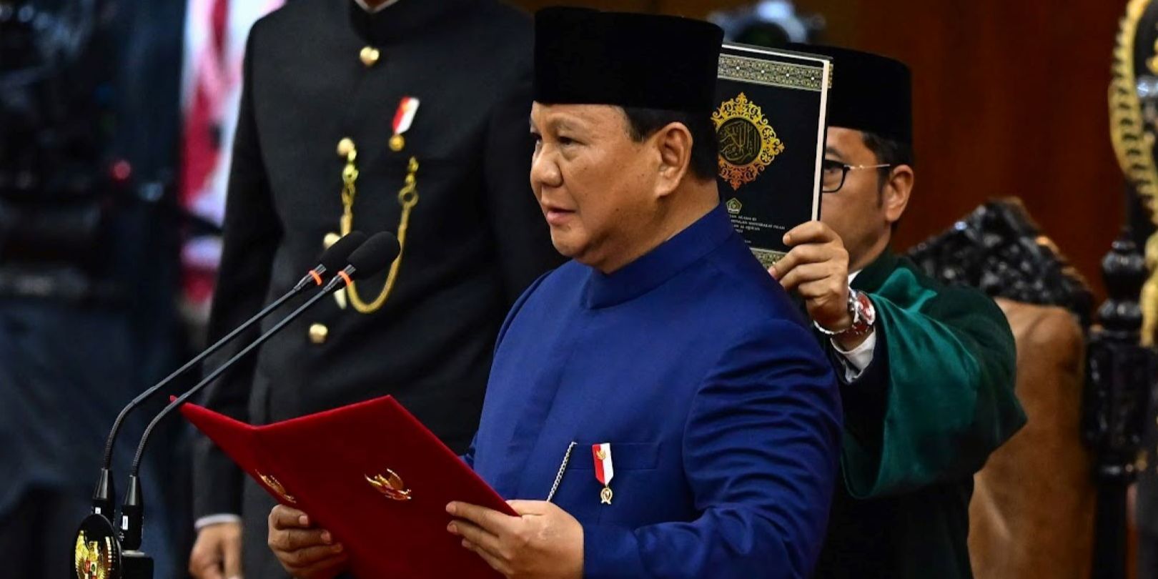 FOTO: Momen Prabowo Ucap Sumpah dan Janji sebagai Presiden ke-8 RI