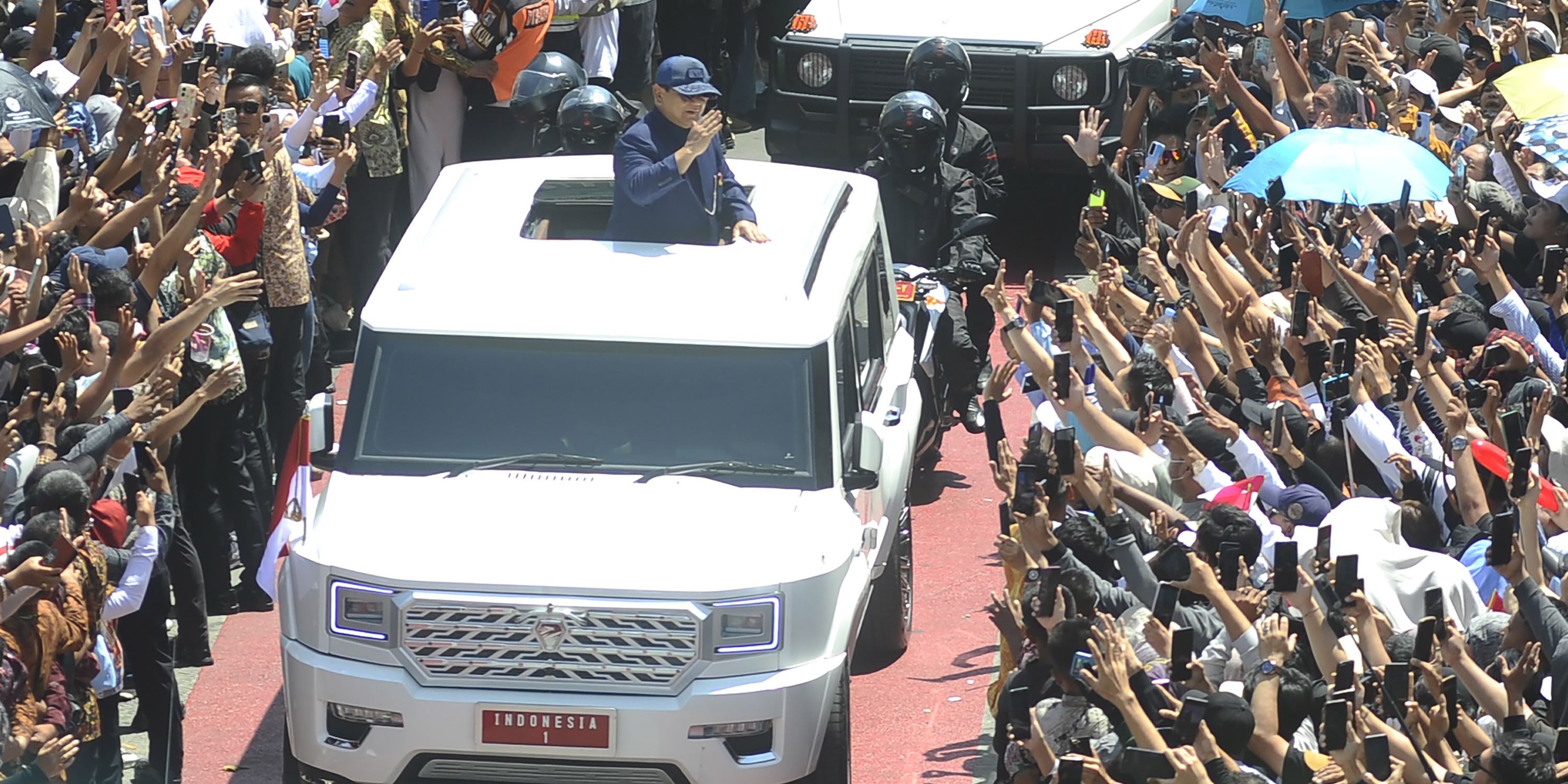 Mobil Indonesia 1 Presiden Prabowo Bertulis Garuda Buatan Pindad, Ini Spesifikasinya