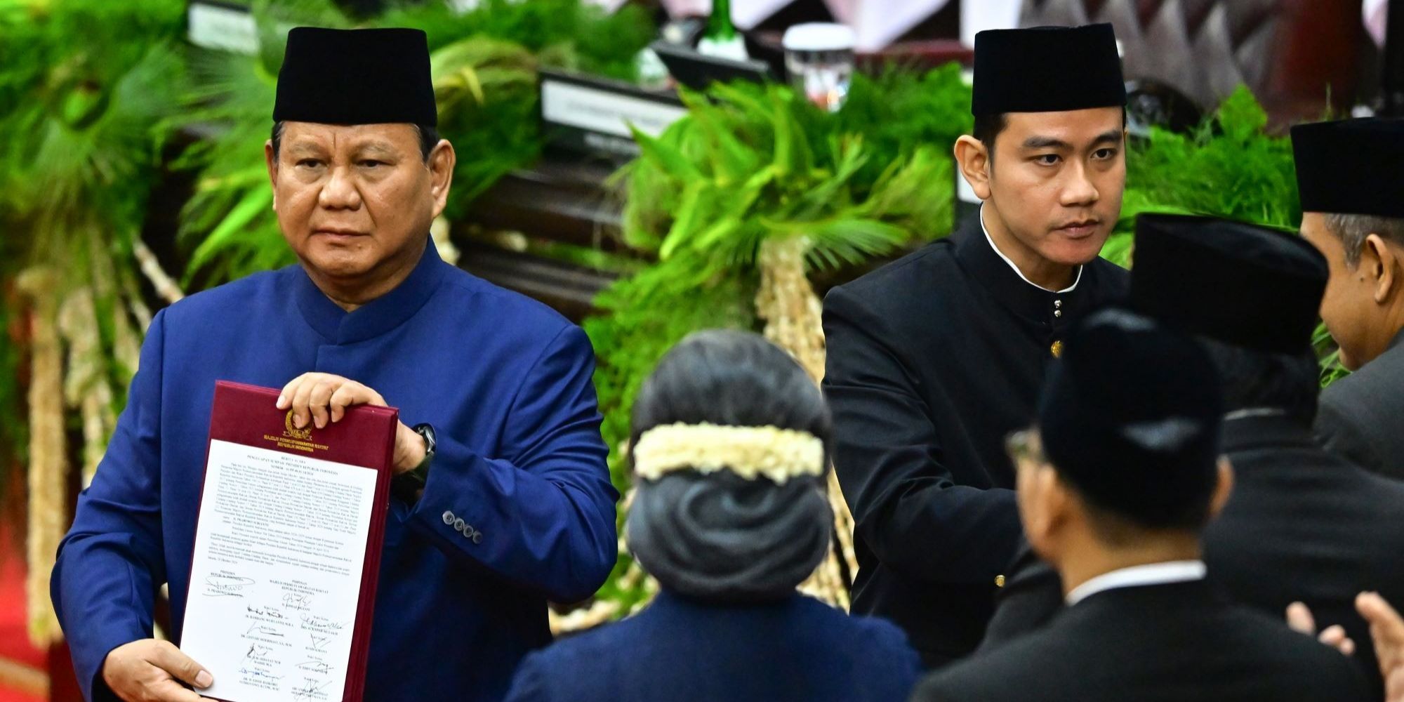 Didesain Anak Prabowo dengan Tema Hijau di Pelantikan Presiden-Wapres di Gedung MPR, Ini Maknanya Bikin Molongo