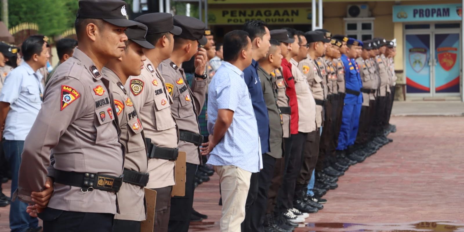 Kapolres Dumai Perintahkan Personel Tetap Siaga Hari Ini