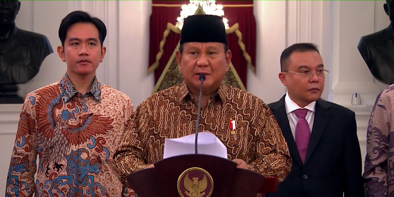 Daftar Lengkap Menteri dan Wakil Menteri Kabinet Merah Putih Prabowo - Gibran