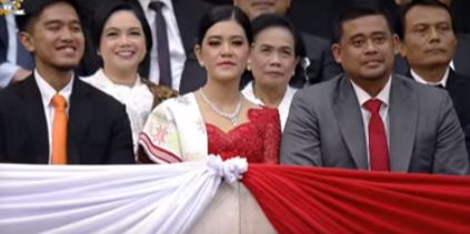 VIDEO: Berkebaya Merah, Kahiyang Ayu Tampil Anggun di Pelantikan Prabowo-Gibran