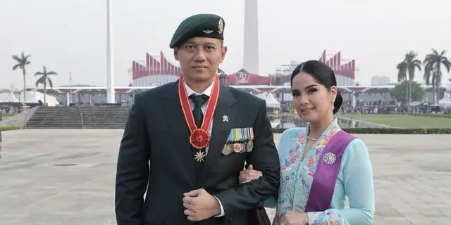 Cantiknya Annisa Yudhoyono Dampingi AHY, Tampil Berkebaya Pancarkan Aura Keanggunan yang Lembut Curi Perhatian