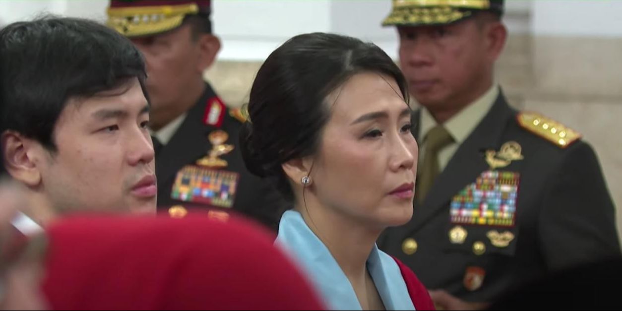 VIDEO: Momen Pelantikan Wamen, Veronica Tan Tunjuk Anaknya Dengan Ahok Buat Prabowo Berhenti