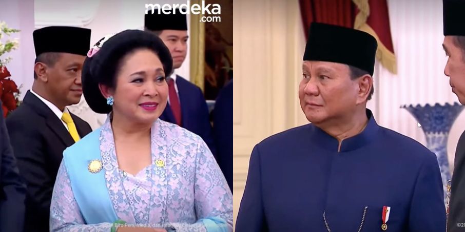 Mood, Presiden Prabowo dan Titiek Soeharto Tertangkap Kamera Saling Melirik di Istana