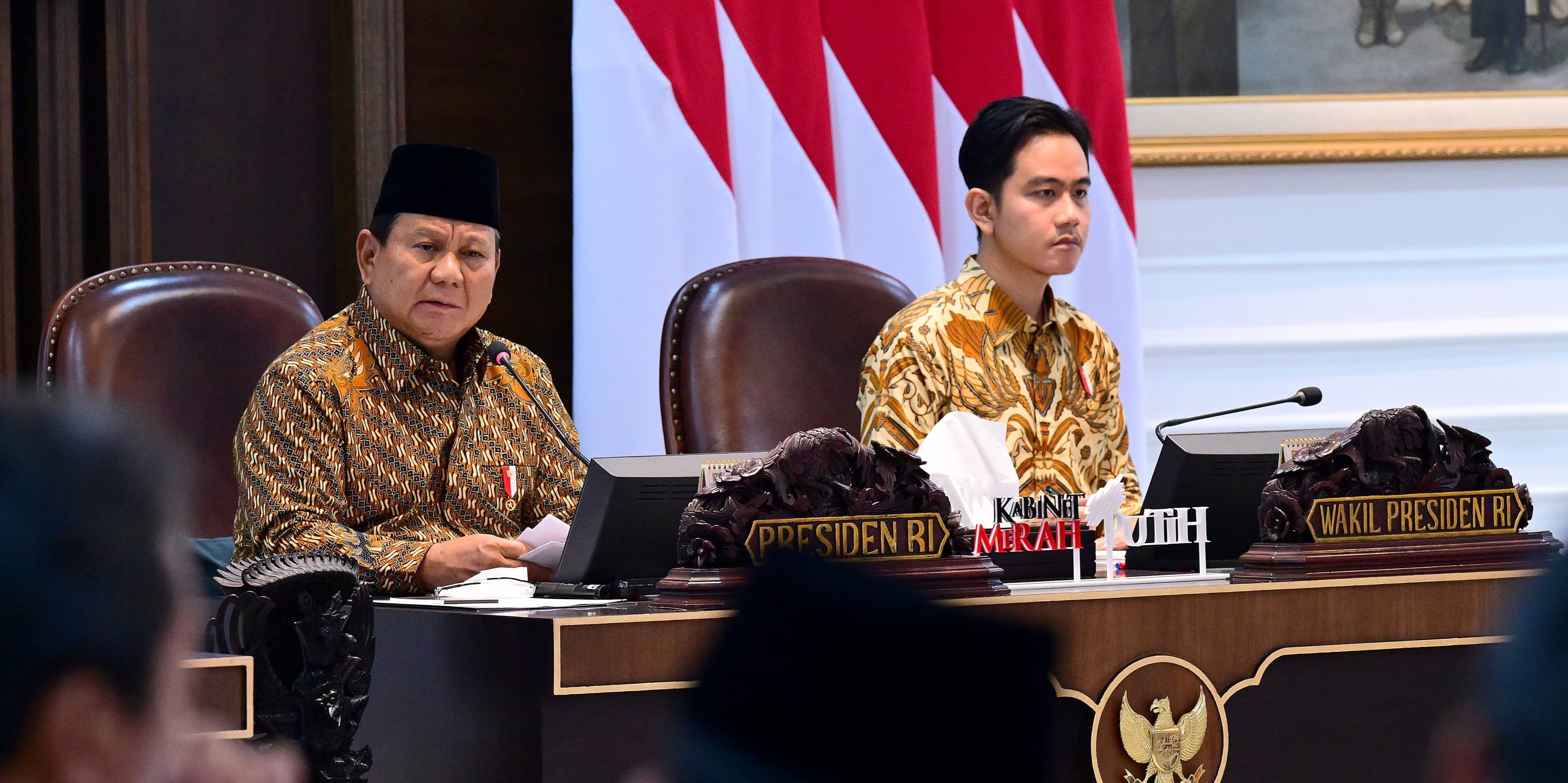 Kerasnya Prabowo di Rapat Kabinet Perdana